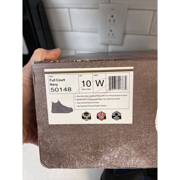 HOSS Full Court Navy - 50148 Men’s Size 10, Wide New with Box MSRP $100 - Picture 2 of 16